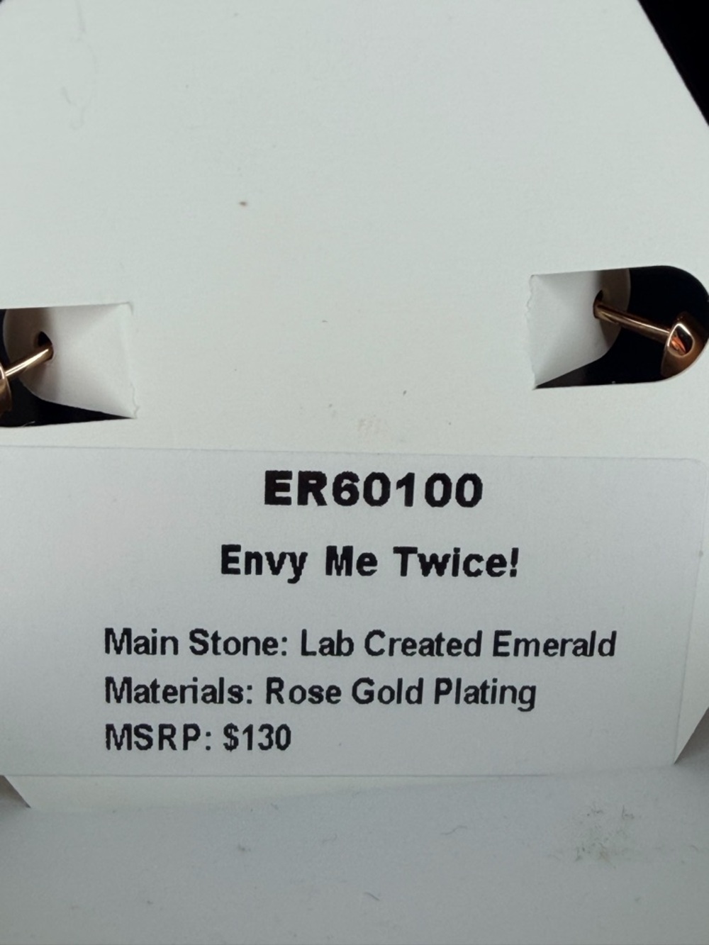 Bomb Party ‘Envy Me Twice’ May 2025 Birthday Earrings (removable charms) Rosa - Picture 3 of 3
